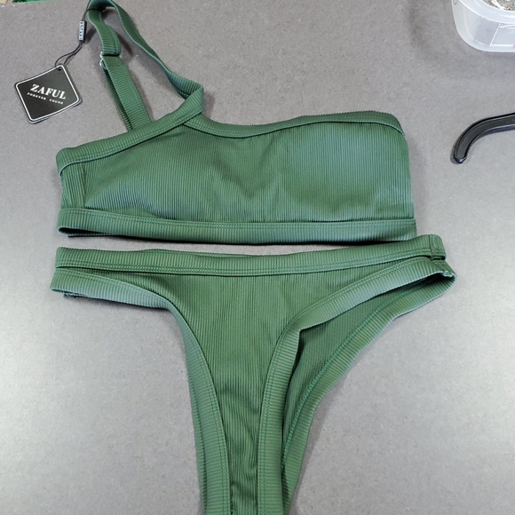 Zaful Other - New Zaful Army Green Bikini